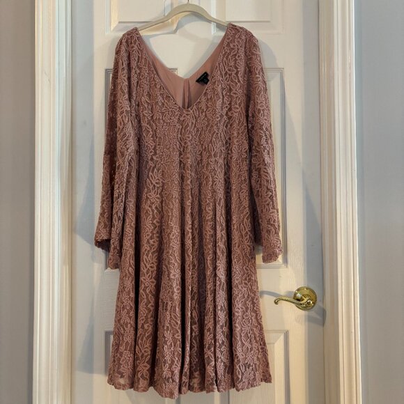 Torrid Mini Lace Bell Trapeze Dress - Picture 3 of 6